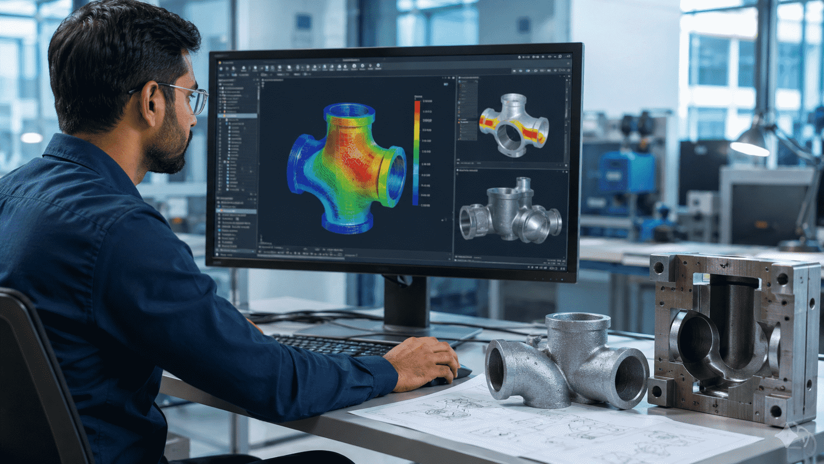 Tooling Design for Cast and Forged Pipe Fittings